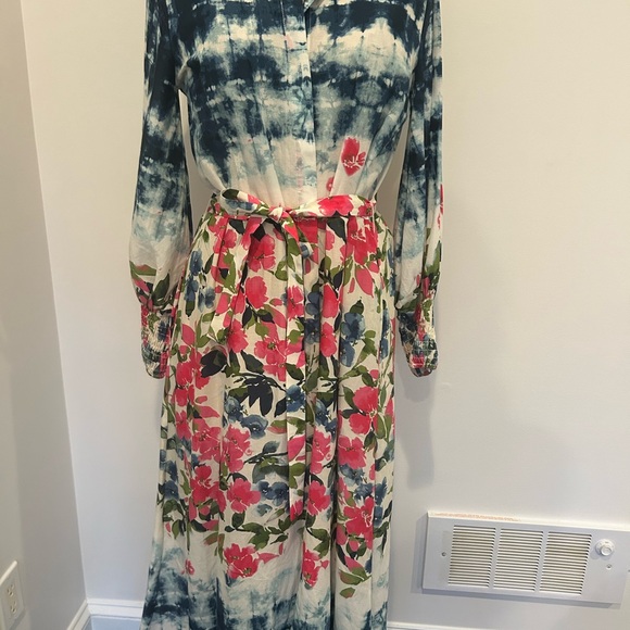 Misa Los Angeles Bettina Dress Size Small Floral Tie Dye NWOT - Picture 14 of 16